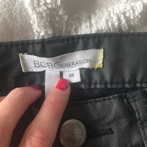 BCBG Faux Leather Pants